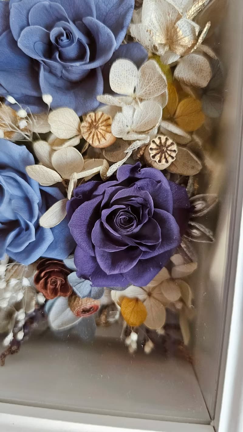 美好時光|永生花相框 母親節 謝師花禮 畢業 結婚 生日 退休 升遷