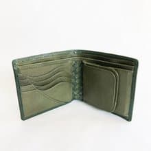 番外編 Basicアートウォレット ブライドルレザーGREEN×バローロ　Olive Green