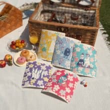【Pinkoi x Moomin x SOU・SOU】天然環保木漿布 小美 姆明 綻放