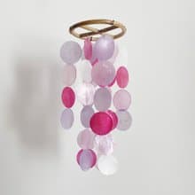 DIY-KIT| Lisbon Boutique-Violet, Pink-Circle(S)| Shell Wind Chime Mobile |#0-377