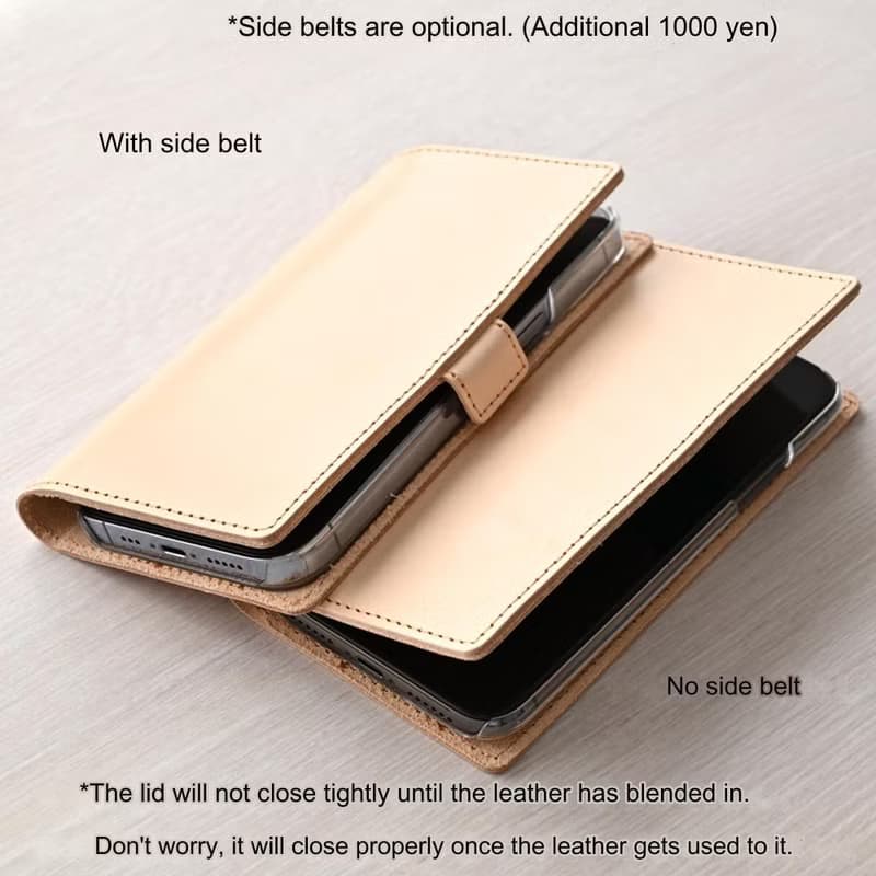 名入れ 全機種対応 手帳型 スマホケース 本革 姫路レザー 【 生成り 】 アウトドア レジャー 誕生日 プレゼント ギフト メンズ AG01M