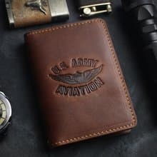 手工真皮駕照行照卡夾 瘋馬皮名片夾 可裝駕駛證皮夾卡片套