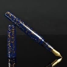 CYPRESS  【變塗-纏繞藍金】古典工藝設計款鋼筆