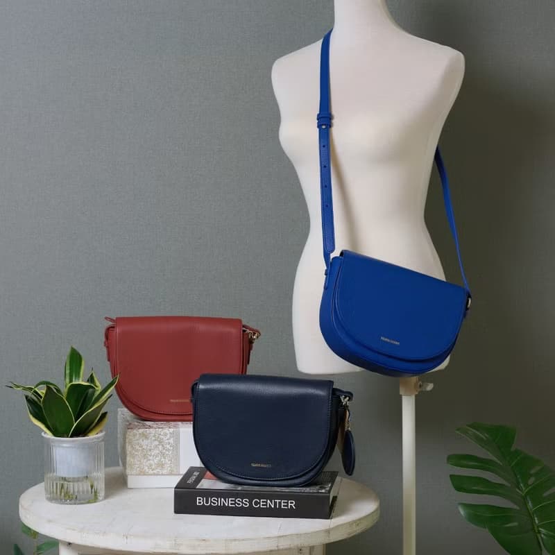 PA-CASUAL真皮馬鞍包-多色任選