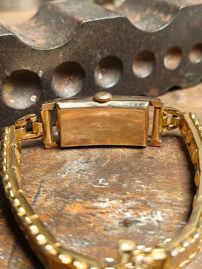 SEIKO 14k包金女仕機械古董錶
