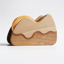 日出膠帶台 紙膠帶台 和紙膠帶台 -- 牛奶巧克力