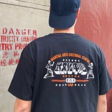 【武文化中心 】 短䄂 T-Shirt 黑色