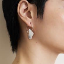 flat grape earrings - 平面葡球 耳飾