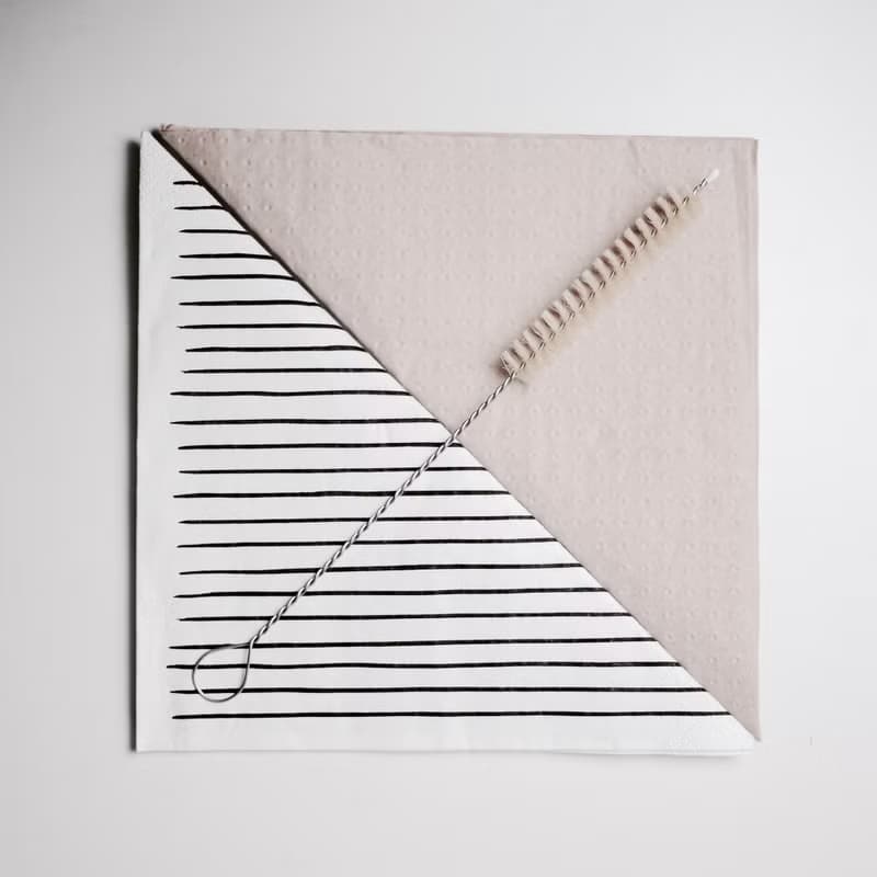 羊毛不鏽鋼吸管刷