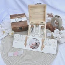 【 三合一 】DIY臍帶&胎毛 乳牙收藏紀念 寶寶彌月禮盒