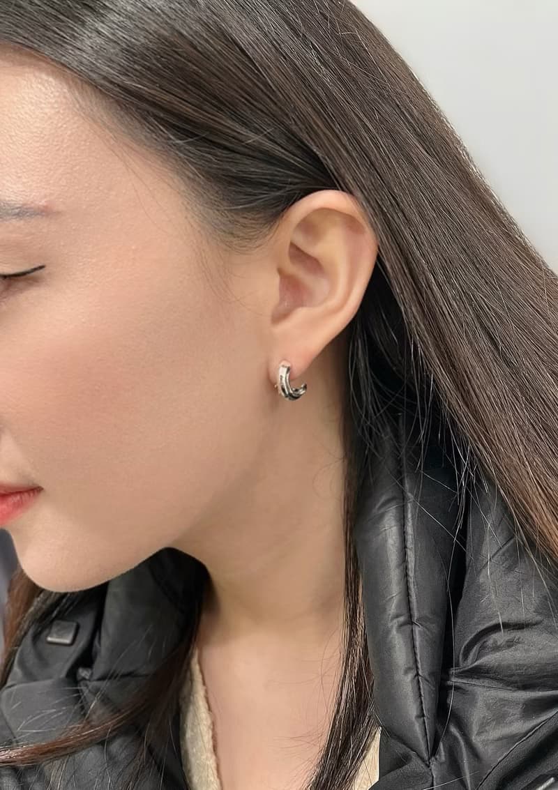 【巴洛克系列】環形鳶尾花/銀/單隻