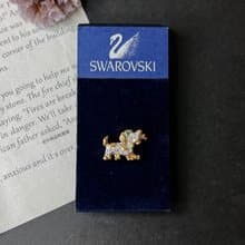 Swarovski 施華洛世奇 迷你小狗胸針 庫存新品含背卡
