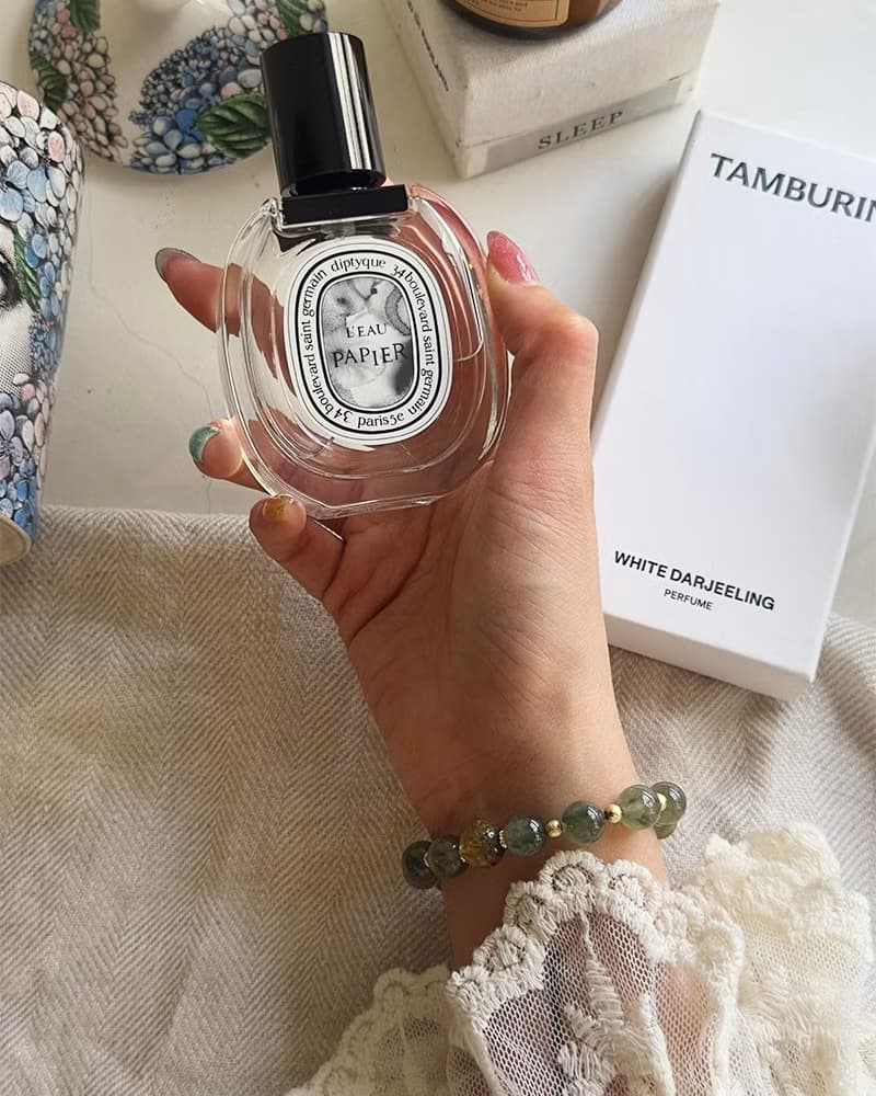 綠髮金運赤鐵礦板鈦晶設計款手鏈