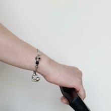 不鏽鋼材質 心動軌跡 胎毛毛髮紀念手鍊