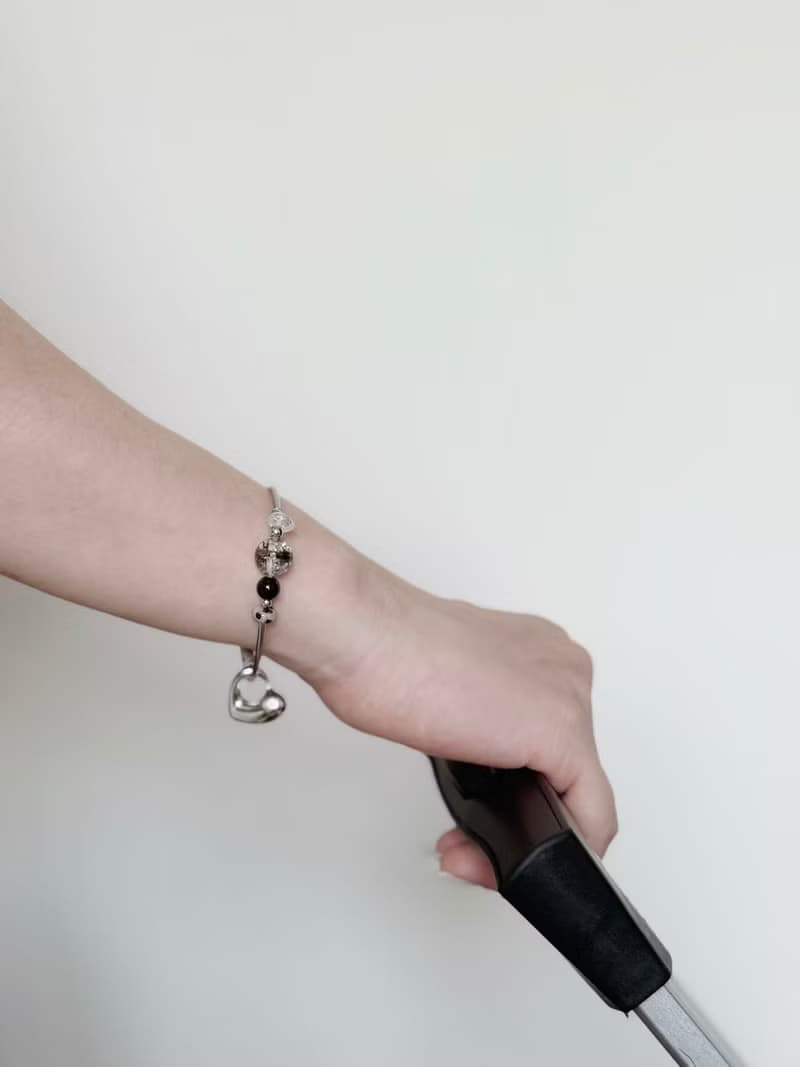 不鏽鋼材質 心動軌跡 胎毛毛髮紀念手鍊