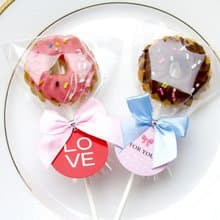 巧克力甜甜圈餅乾棒 (滿百份免費印名字) 派對點心 零食分享