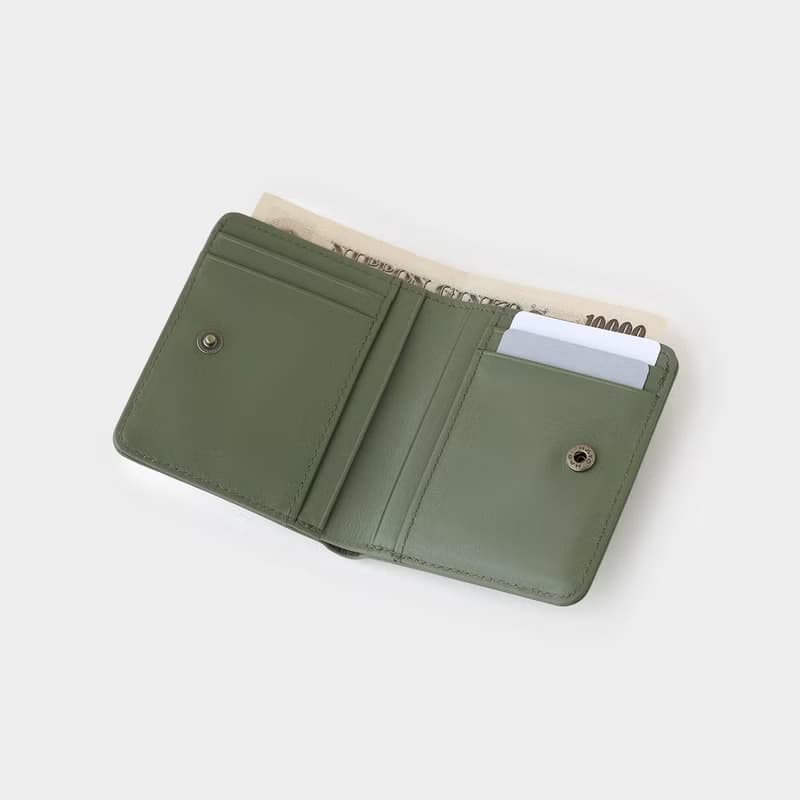 pinsel mini wallet : olive green
