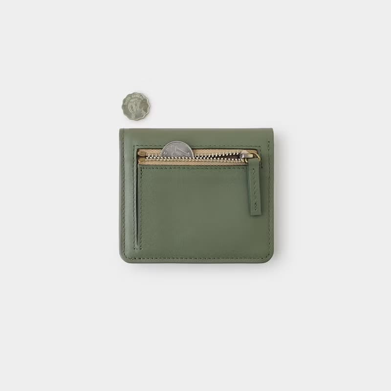 pinsel mini wallet : olive green