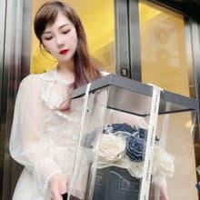 12朵/小香風永生花禮盒/厄瓜多玫瑰禮盒/永生花/不凋/情人節禮物