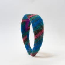 hot color retro wool blend hairband handmade headband