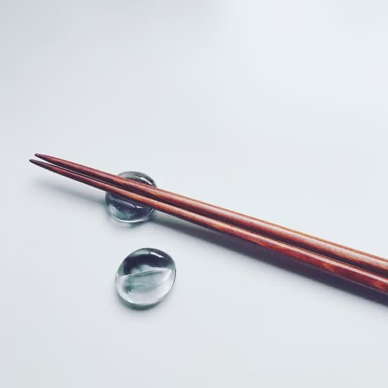 Chopstick Rest for two / Black stone