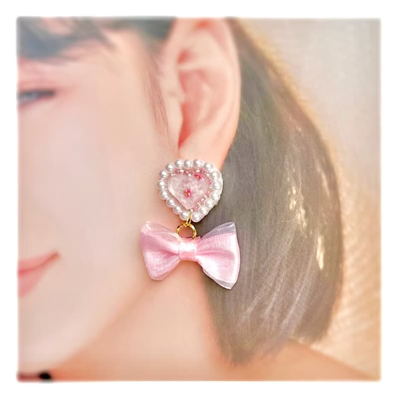 耳環 櫻花公主之心