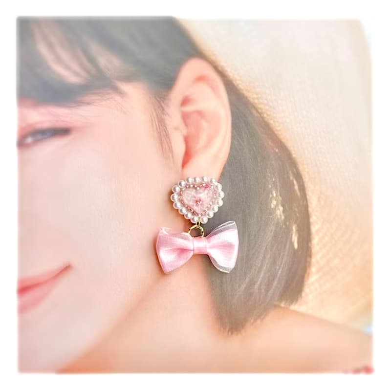 耳環 櫻花公主之心