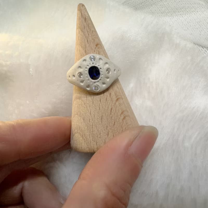 【體驗】情人節禮物 銀黏土 寶石戒指 純銀戒指DIY 文化幣可 - 自由