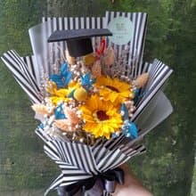 漫森態 花束 乾燥花 香皂花 畢業花束