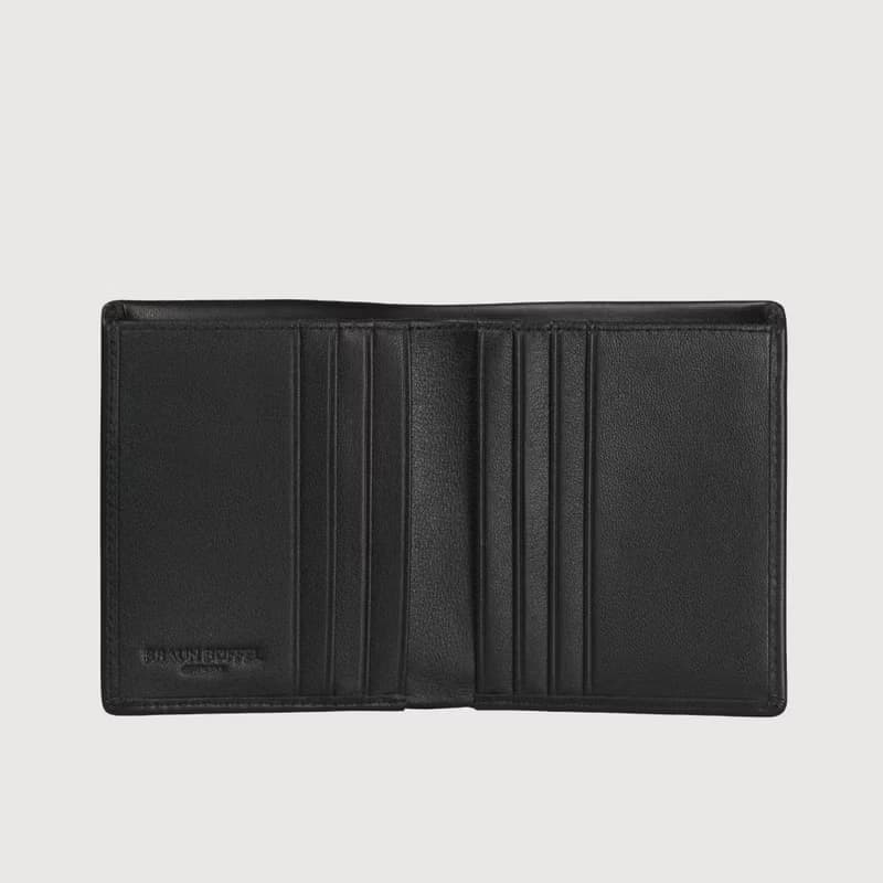 【免費升級送禮包裝】新遊牧族-TW6卡直立短夾-黑色/BF380-306-BK