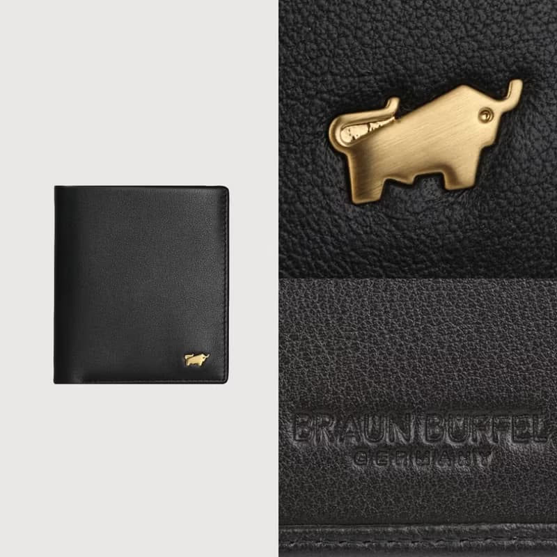 【免費升級送禮包裝】新遊牧族-TW6卡直立短夾-黑色/BF380-306-BK