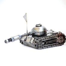 One-Of-A-Kind Gift, Tank Scrap metal sculpture, Wow gift for Dad