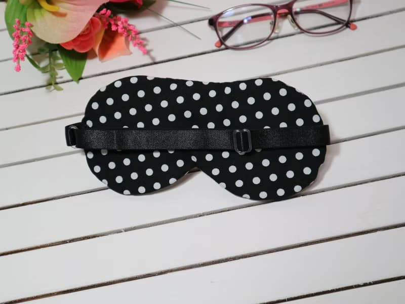 愛玩的黑貓 可調式眼罩  sleep mask