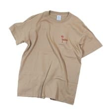 動物好きへのギフトに　鉛筆の鹿　刺繍TシャツS~XL　レディースS~L  Tcollector