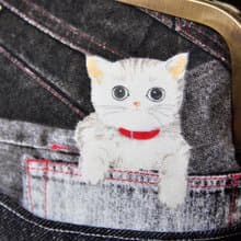 貓咪的口袋斜挎手機包