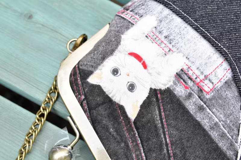 貓咪的口袋斜挎手機包