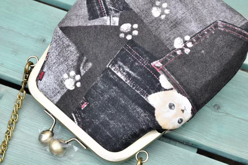 貓咪的口袋斜挎手機包