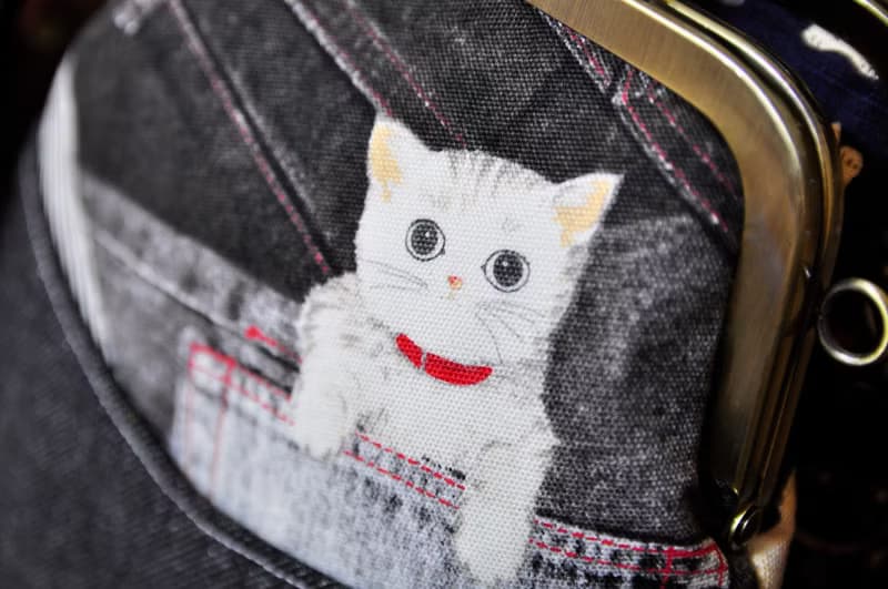 貓咪的口袋斜挎手機包