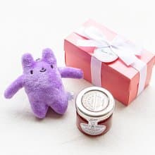 Double Love Pink盒裝 多彩綿綿兔(多色隨機)+果醬小禮盒