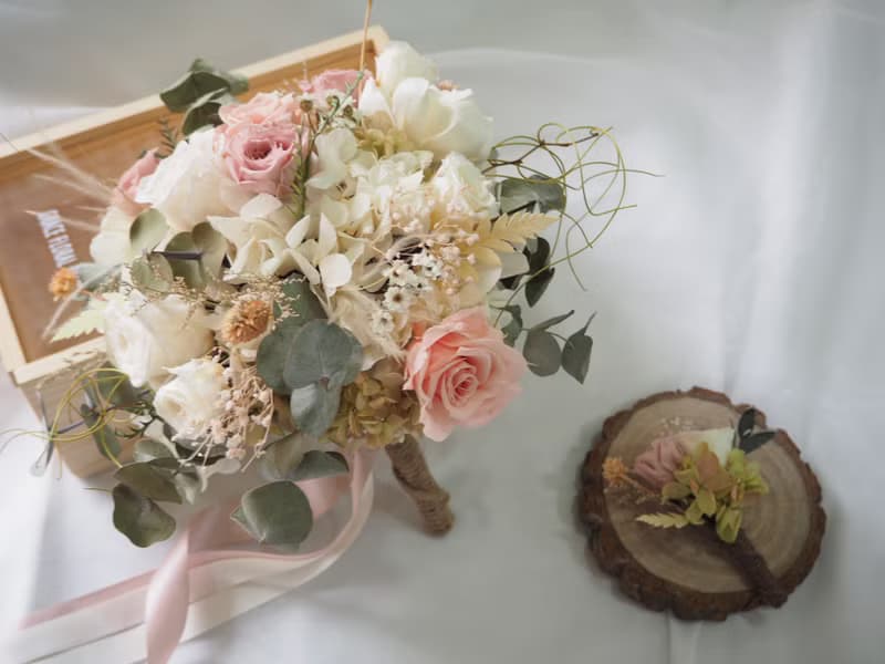 【GFD】新娘捧花-不凋花/乾燥花/婚禮花束/新娘捧花