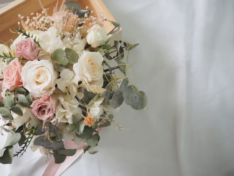 【GFD】新娘捧花-不凋花/乾燥花/婚禮花束/新娘捧花