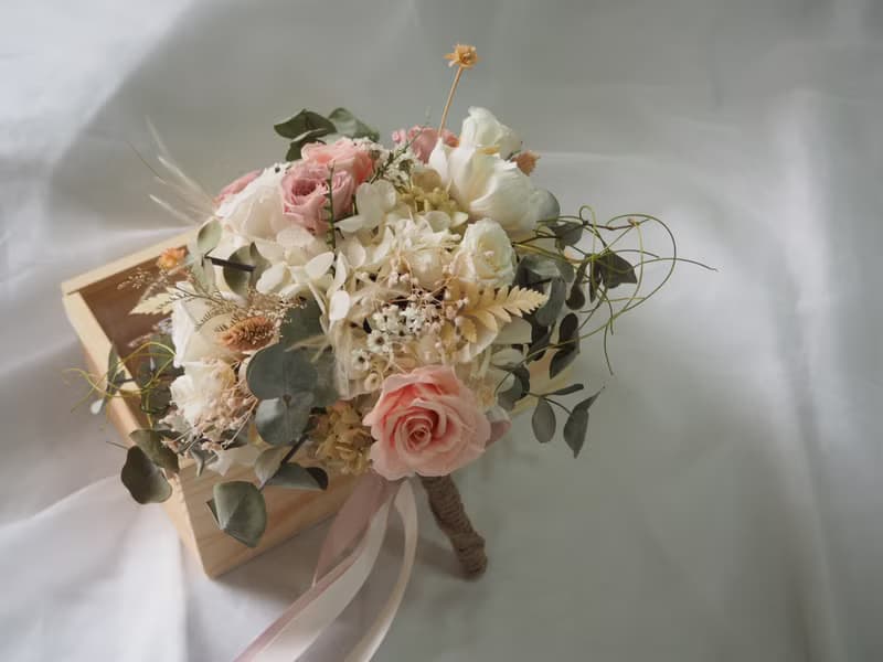 【GFD】新娘捧花-不凋花/乾燥花/婚禮花束/新娘捧花