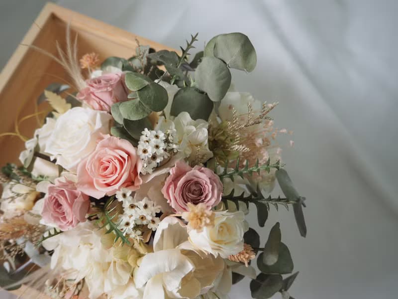 【GFD】新娘捧花-不凋花/乾燥花/婚禮花束/新娘捧花