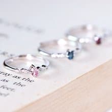 托帕石-碧璽-鎂鋁石榴石-透輝石-戒指-可調式-誕生石-生日禮物