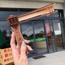 【手作DIY】卷木 浪鼓 木質 玩具 手作DIY 禮物
