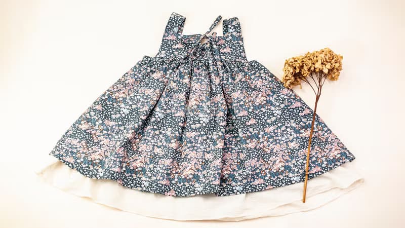 Handmade by Mina【AGF系列】小花田園澎澎小肩款洋裝 贈禮盒