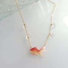 【動物們 No.75】夏日金魚 項鍊