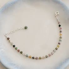 水草瑪瑙好運水晶 親子手鍊 小孩手鏈禮物 | 漫步多瑙河純銀手鍊