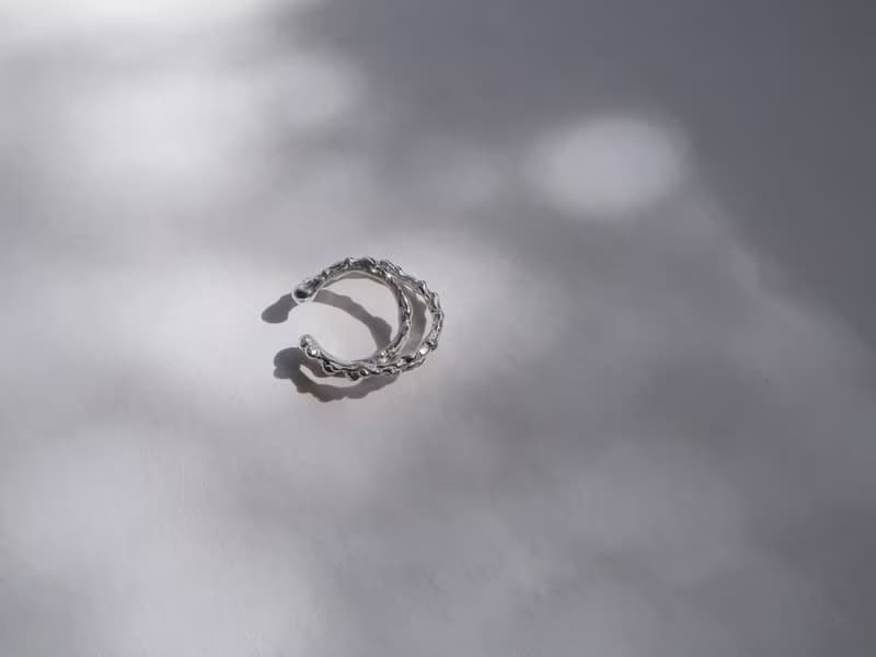 森林系 925純銀 雨林霜藤 耳骨夾 耳環 耳窩夾 耳夾 免費包裝