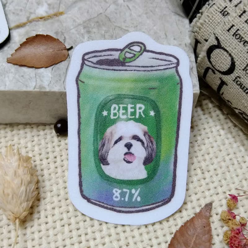 西施犬(妹醬)-春聯-防水貼紙~利是封-揮春-福貼-車貼-行李箱貼